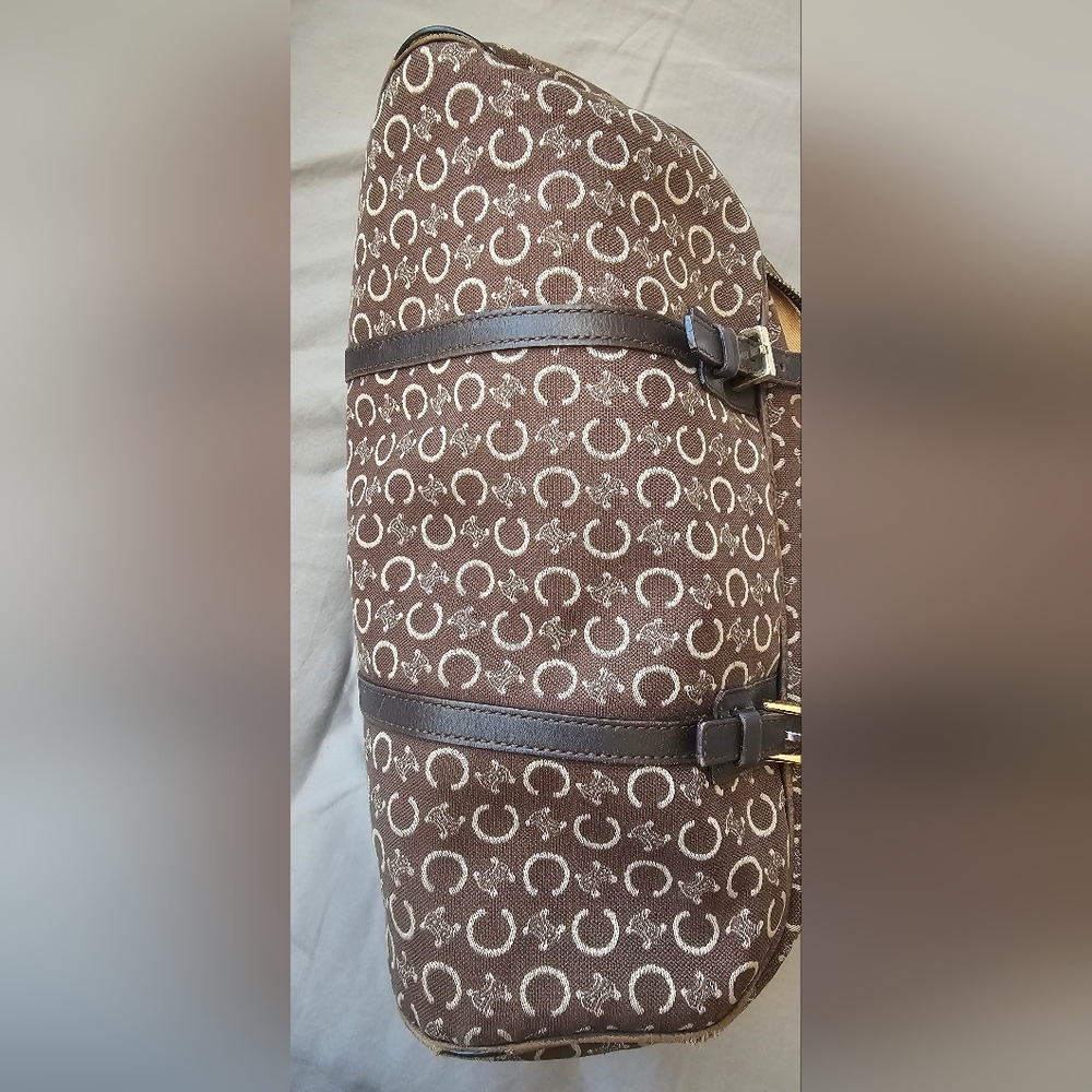 CELINE VINTAGE MACADAM BARREL BAG (FINAL SALE) - Picture 5 of 14